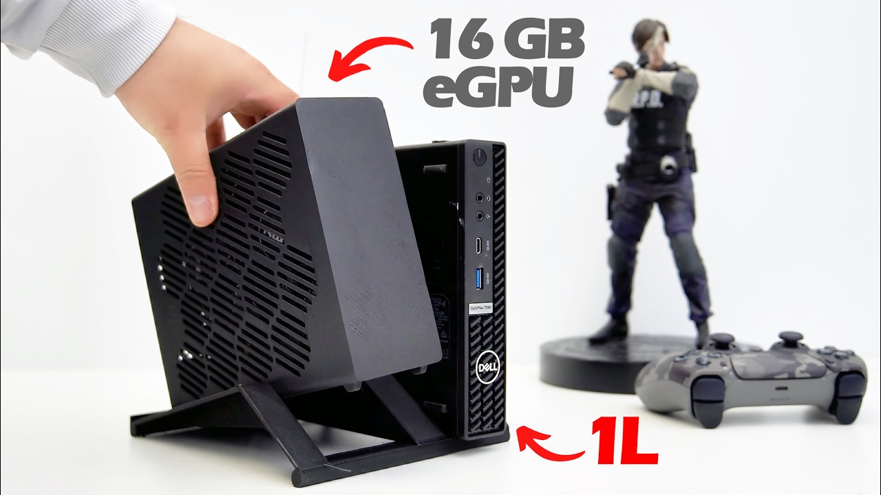 DIY RTX 4060 TI 16GB eGPU for Mini PC, Let's see how it game?