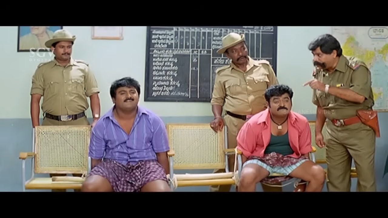 ಇದು ಬಾಂಬೆ ಕಟ್… ಎಷ್ಟ್ ಹೊತ್ ಬೇಕಾದ್ರು ಕೂತಿರ್ತೀವಿ ಬಿಡಿ Comedy | Govinda Gopala Kannada Movie Part 01