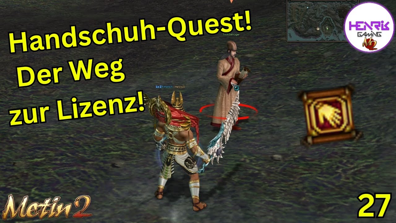 HANDSCHUH-QUEST in Metin2 - Komplett von ANFANG bis ENDE!  - Metin2 DE RUBY [Chimera]