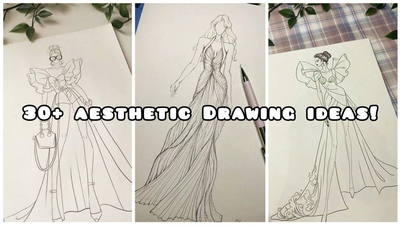  Cute Outfit Drawing Ideas for Beginners ✨ || Aesthetic Outfit Drawing Ideas || Artify