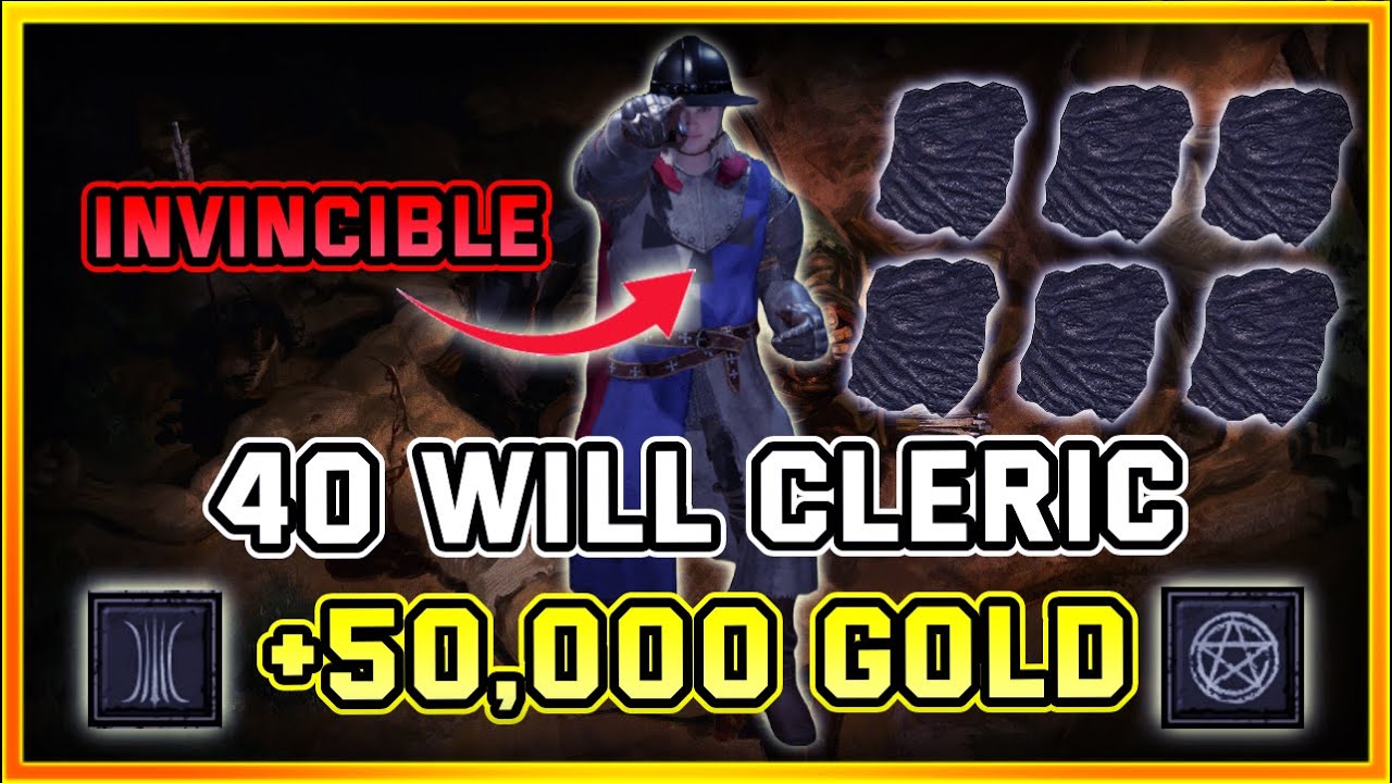 How I Made 50,000 Gold in 6 Hours With the NEW BEST Cleric Build in Dark and Darker