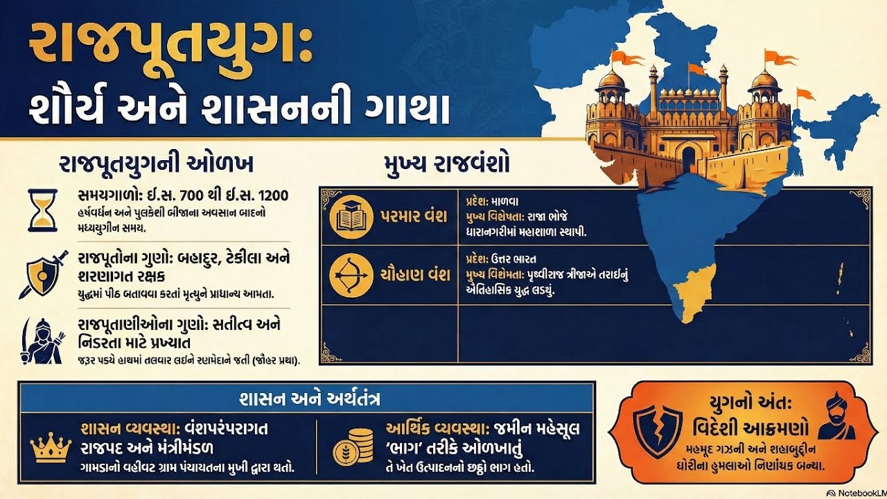 રાજપૂતયુગ  પ્રકરણ 1( 7 ) | SK Sir |  All Compititive Exam