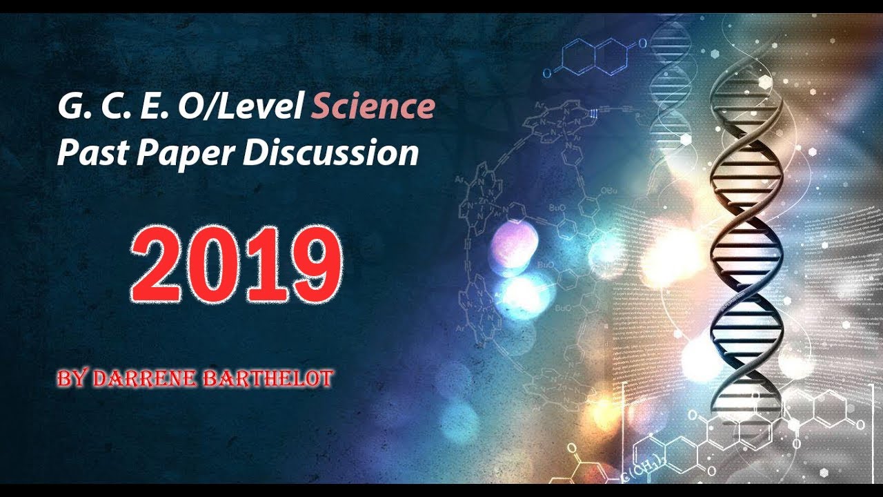 O/L Science English Medium Past Paper Discussion - 2019