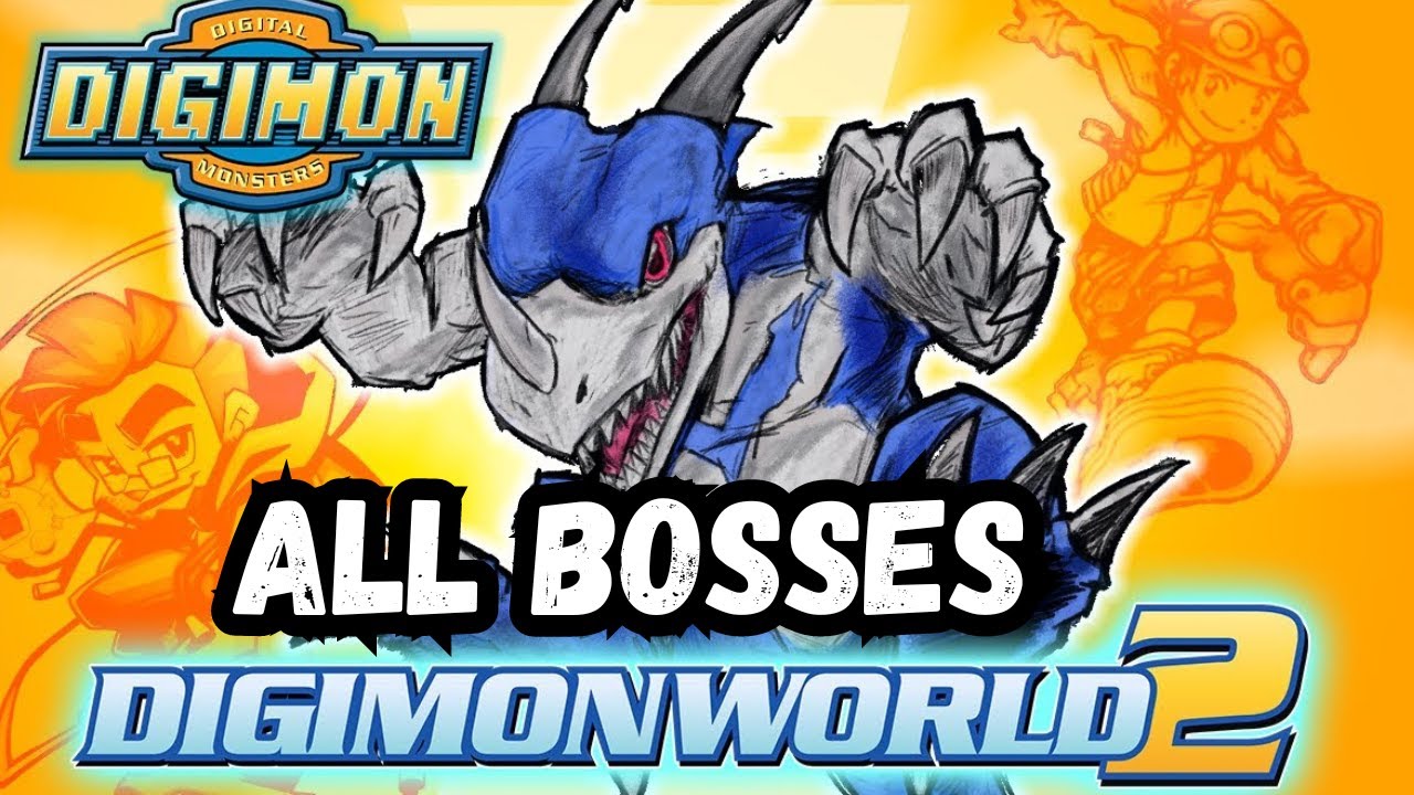 DIGIMON WORLD 2 (PS1) - All Bosses + Ending! - No Commentary