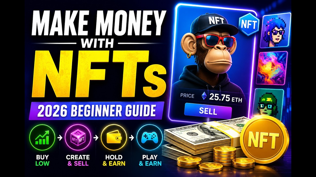 How to Make Money With NFTs in 2026 | Beginner&rsquo;s Guide to NFT Income