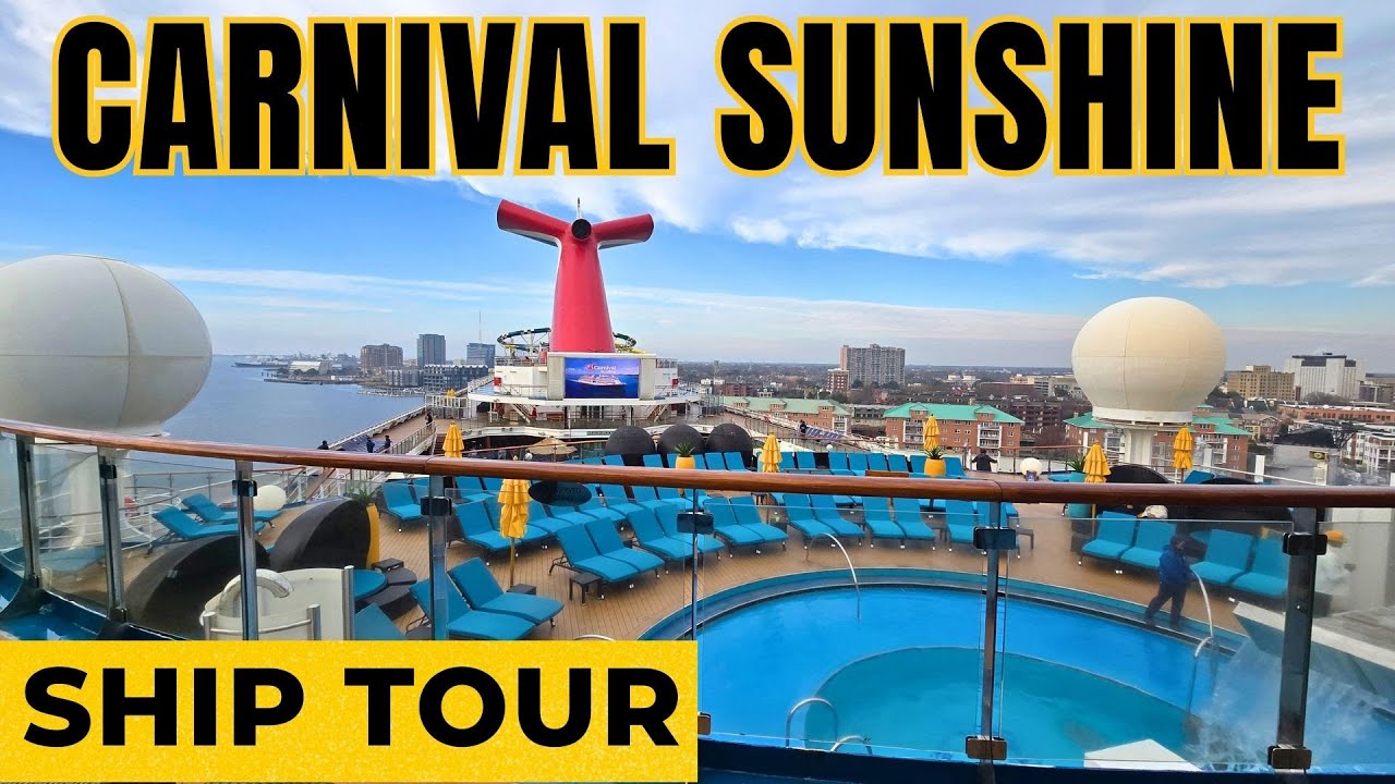 Экскурсия по кораблю Carnival Sunshine: полный обзор.