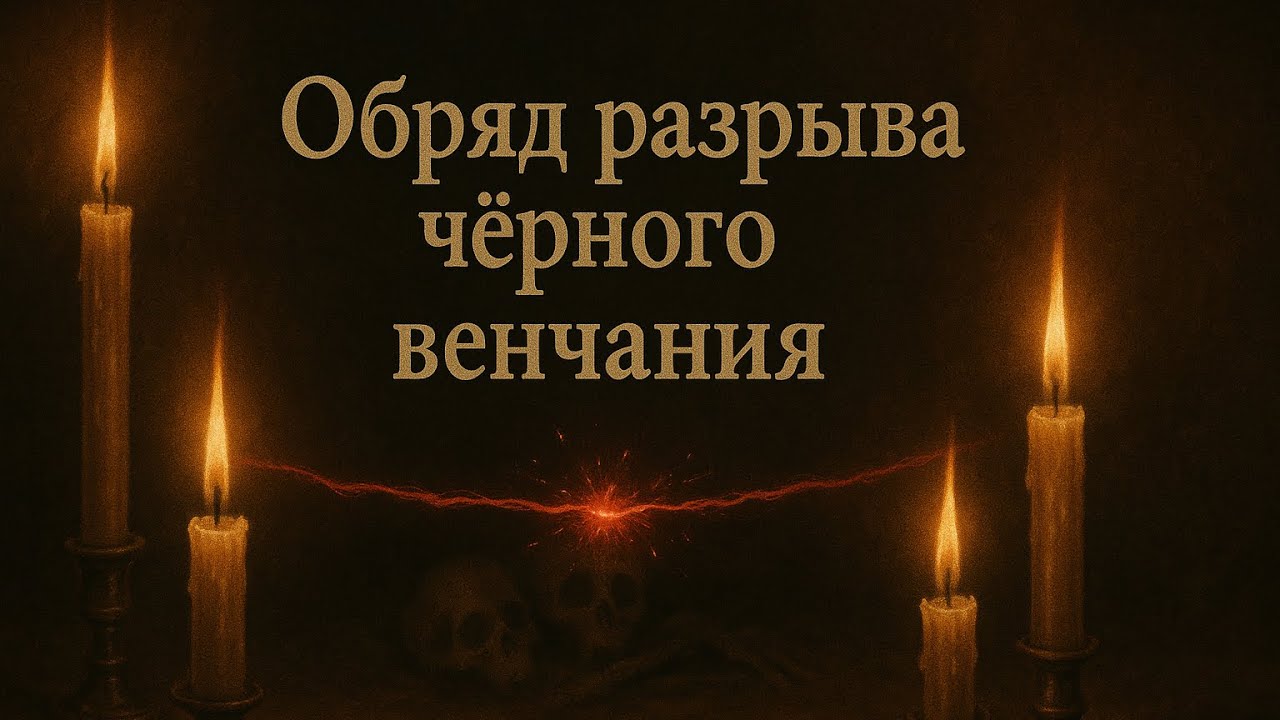Обряд- ритуал «Разрыв Черного Венчания» с умершим иного вероисповедания. 