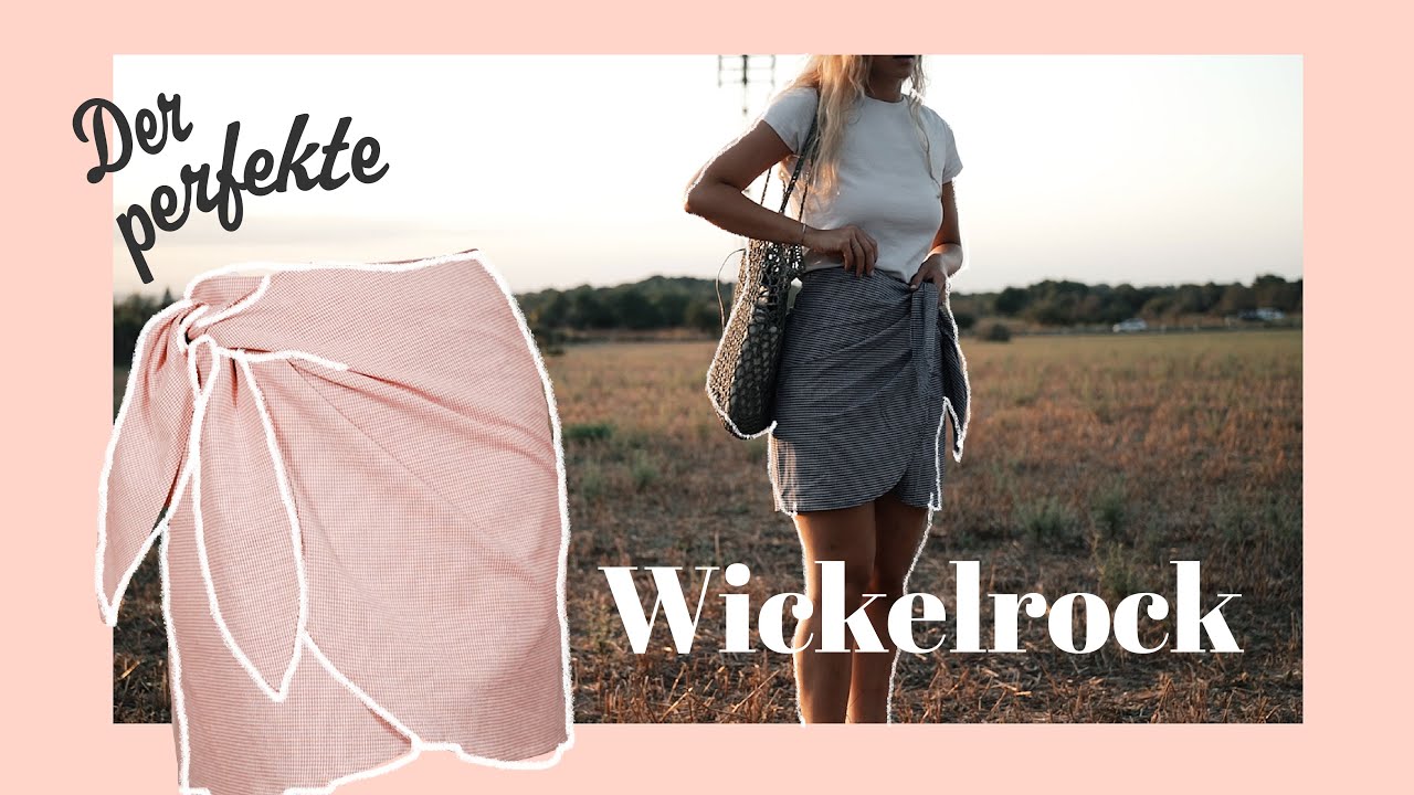 DEN PERFEKTEN MINI WICKELROCK NÄHEN | einfach eigenes Schnittmuster entwerfen