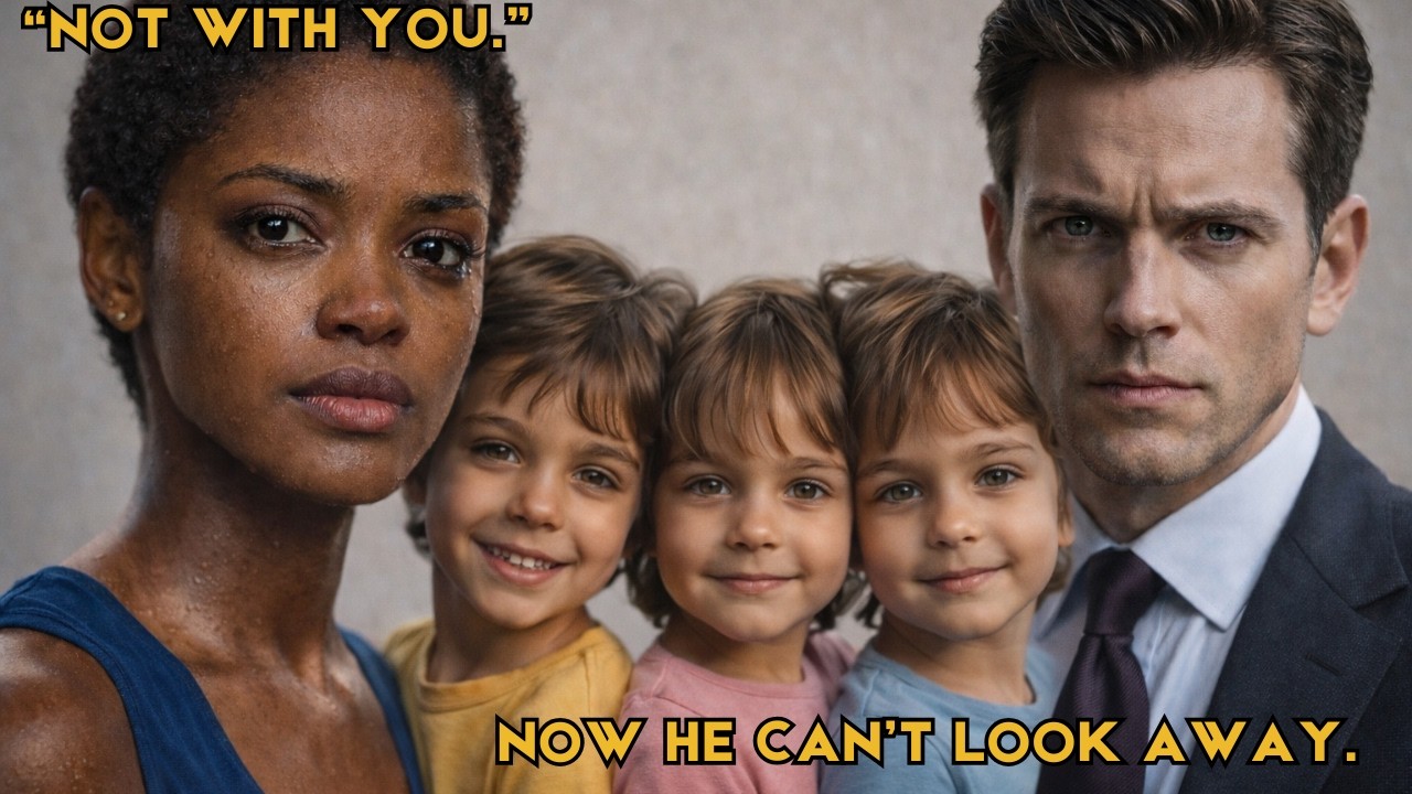 Abort It, Not With You, Billionaire CEO Said. He Went Deathly Pale Seeing My Triplets Years Later.