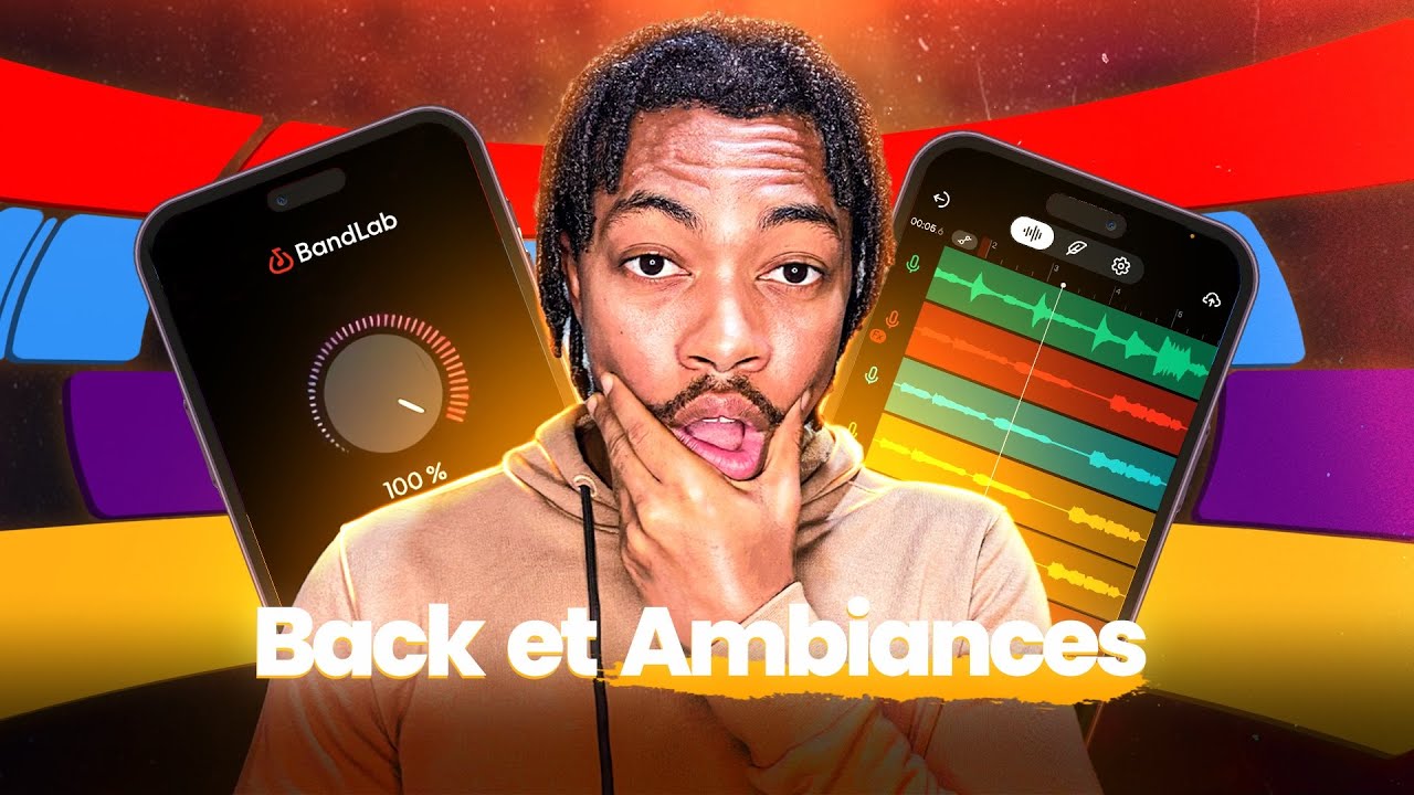 Faire des back et des Ambiances facilement sur (BANDLAB) téléphone : MIX + AUTOTUNE