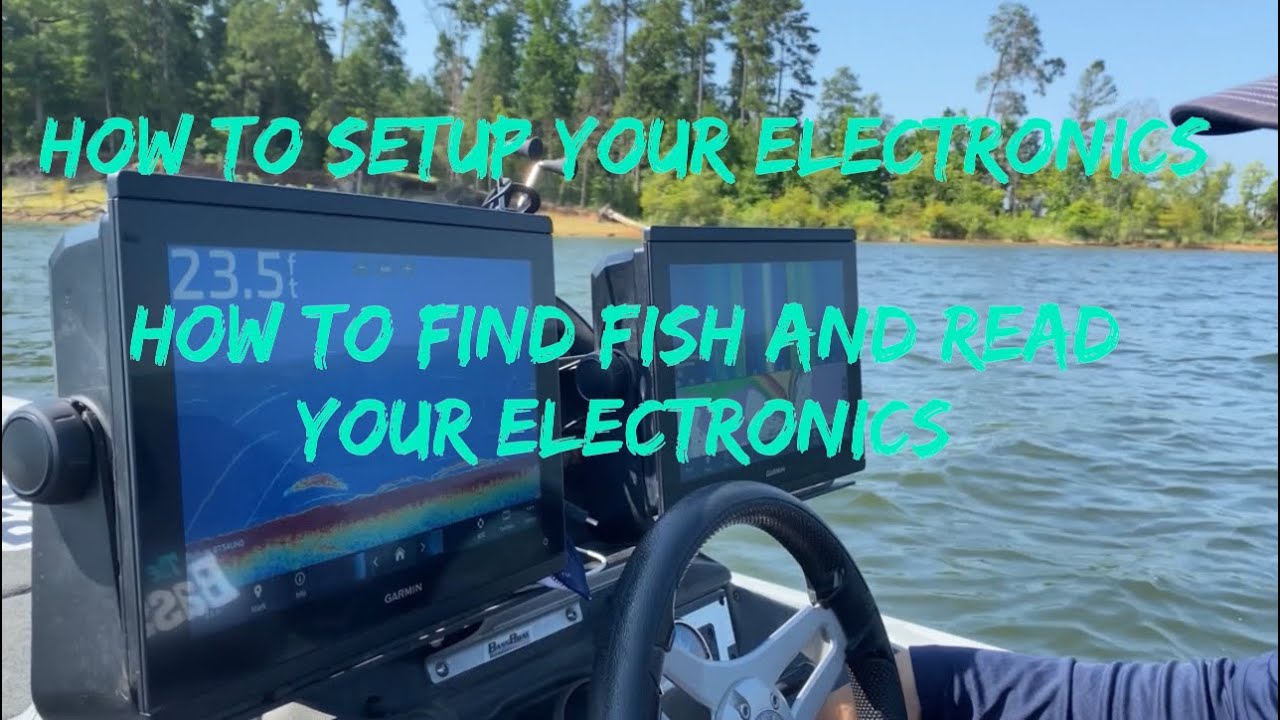 How to setup your Electronics To find fish and brush piles. The Bass tank on Lake Sam Rayburn.