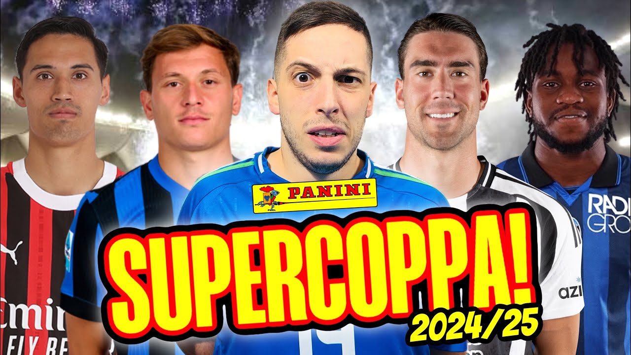 🏆SUPER CALCIATORI PANINI 2024/25! UNBOXING PRONOSTICO SUPERCOPPA ITALIANA