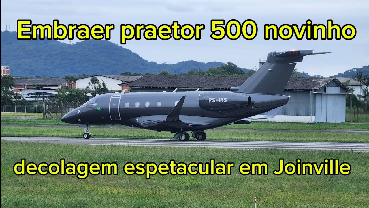 Movimento intenso jatinhos no aeroporto de Joinville pc-24 pilatus ps-aro embraer praetor 500 ps-irs