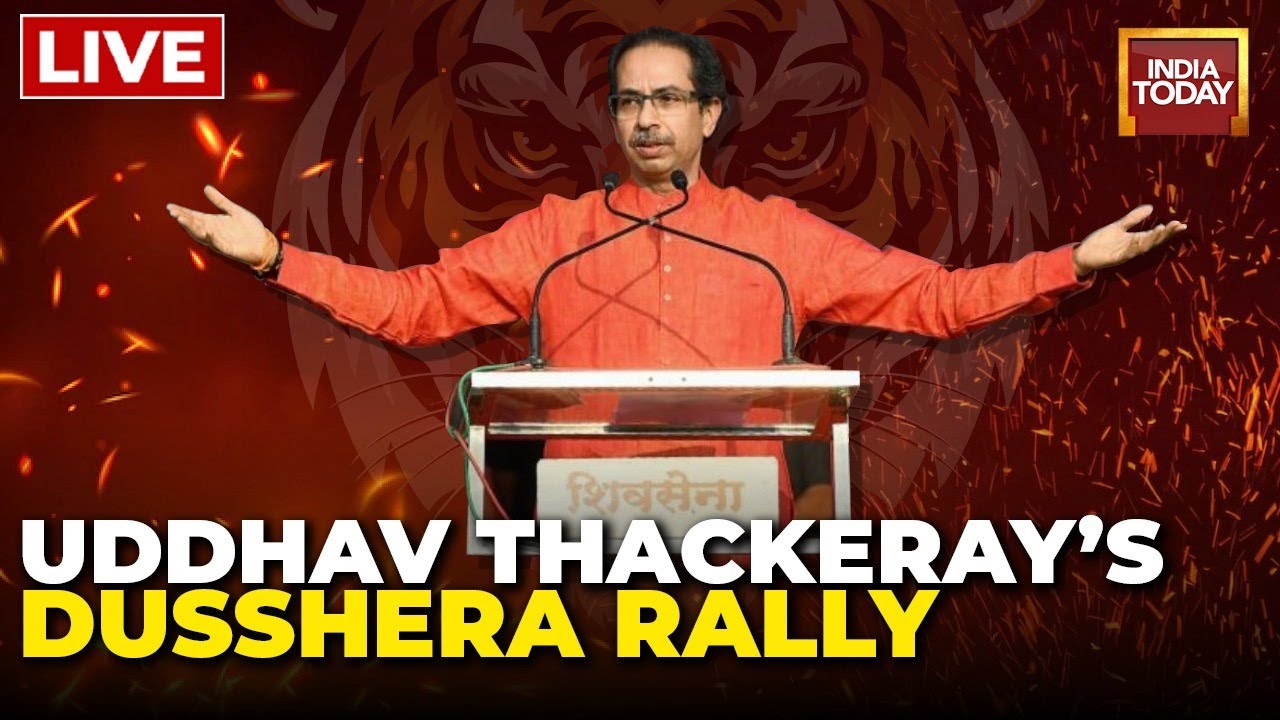 Uddhav Thackeray's Shiv Sena Rally At Shivaji Park | Dussehra 2022 Rally | Uddhav Thackeray Speech