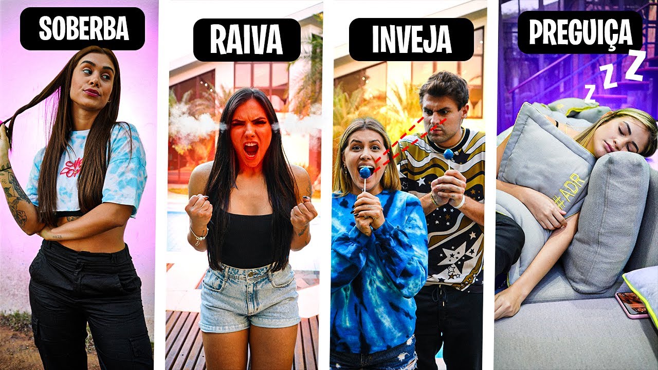 7 PECADOS CAPITAIS COM TODOS DA CASA POR 24H!! ( INVEJA, IRA E GULA ) [ REZENDE EVIL ]