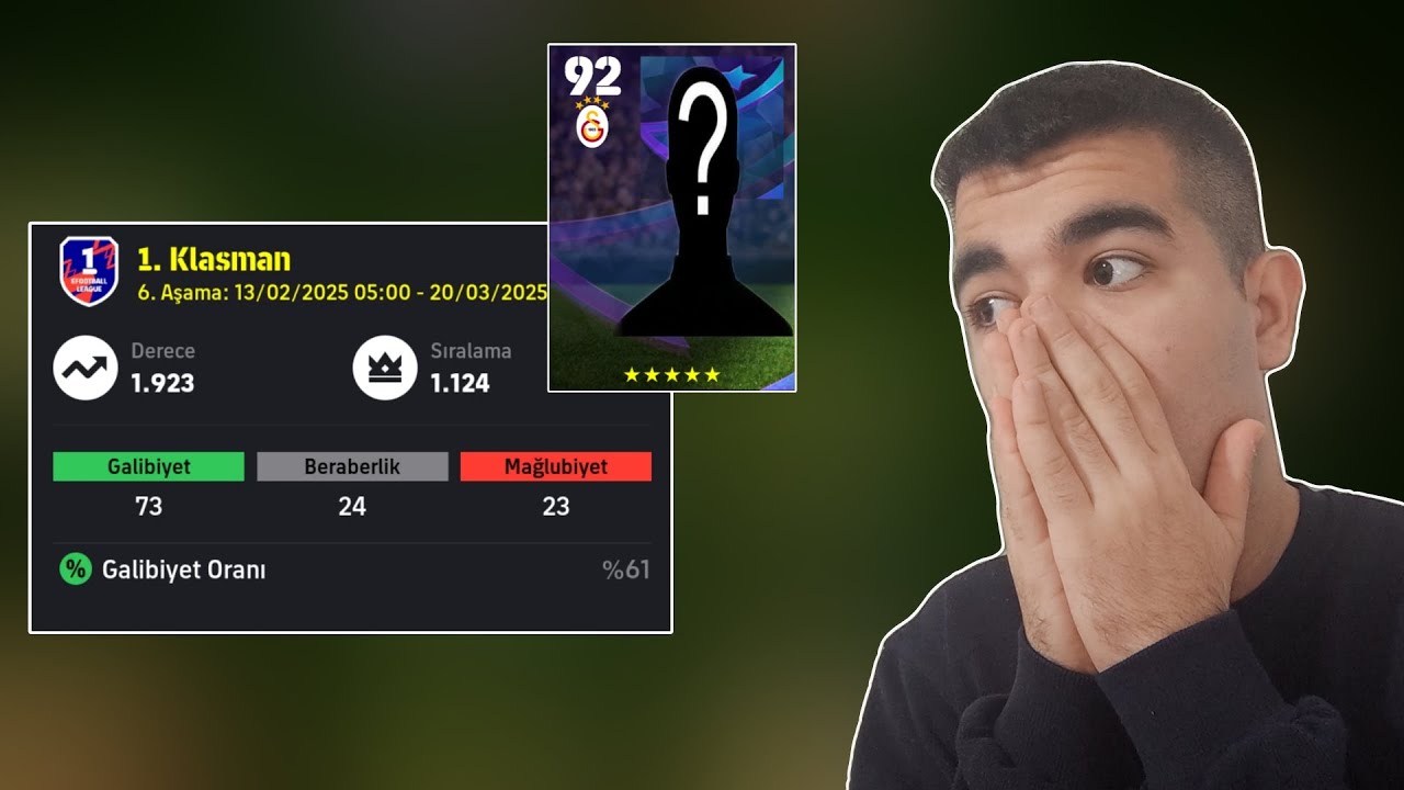 DÜNYA SIRALAMASINDA ÖYLE BİR OYUNCUYLA OYNADIM Kİ RAKİP ATAK YAPAMADI! - (eFootball 2025 Mobile)