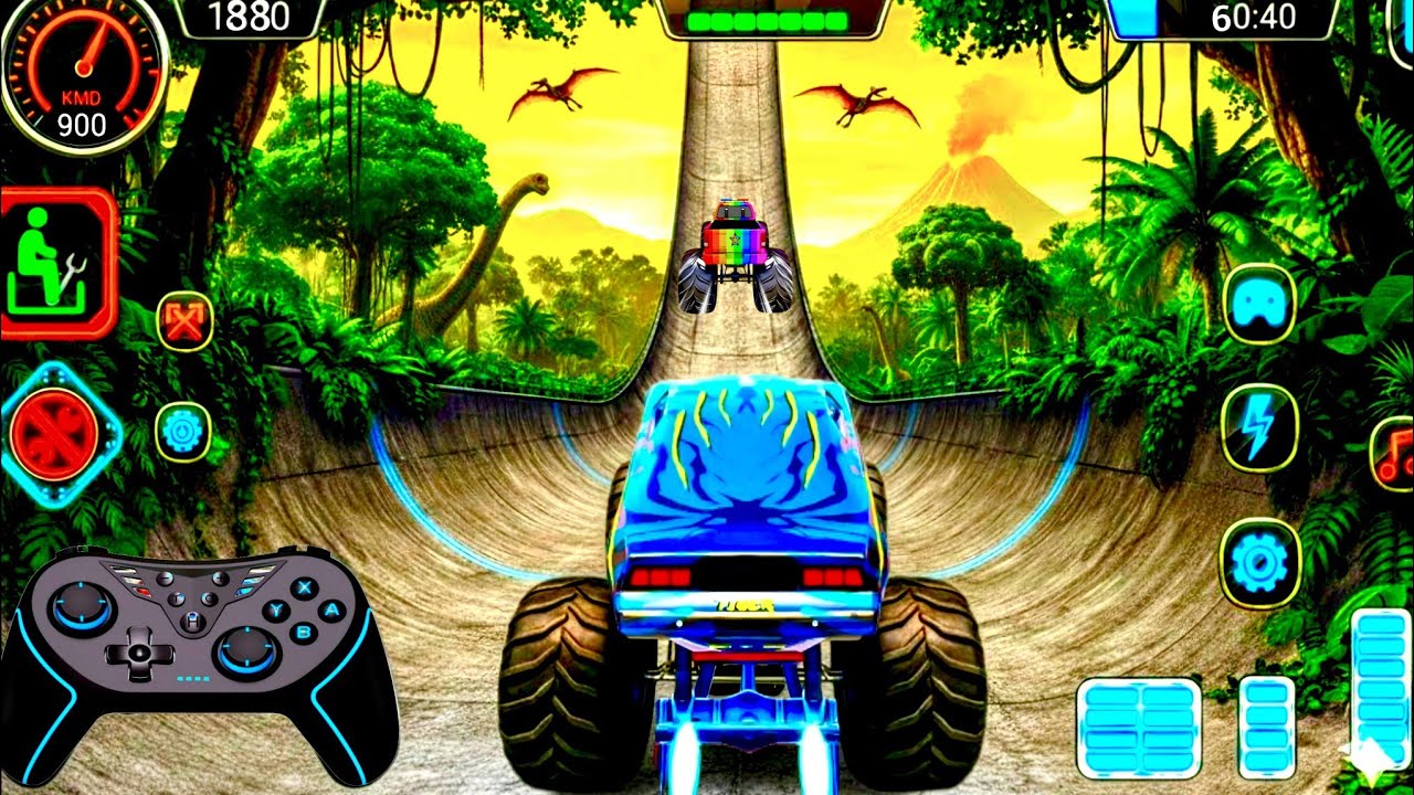 Monster Truck Mega Ramp Impossible Driver - Mega Ramp Car - Android Gameplay