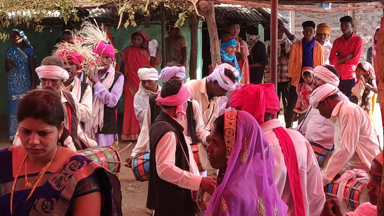 आदिवासी नृत्य पोटिलावा तालुका धारणी जि अमरावती