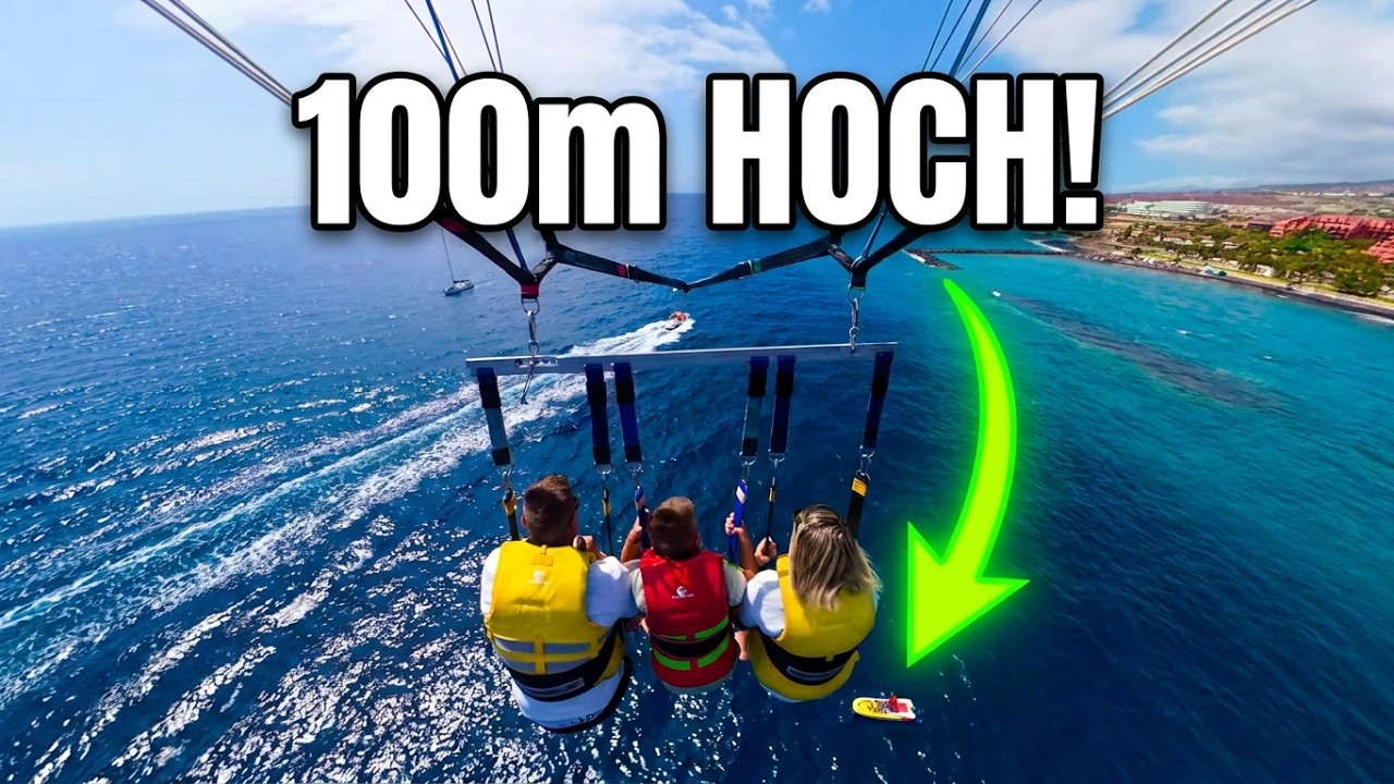 PARASAILING TENERIFE: Первый раз с ребенком! 🪂 (360&deg; POV)