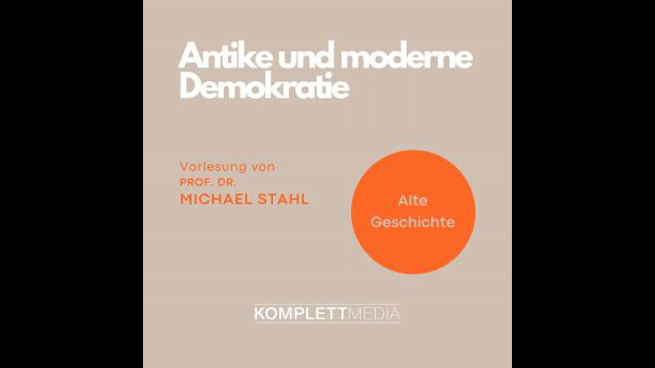 Antike und moderne Demokratie - Michael Stahl