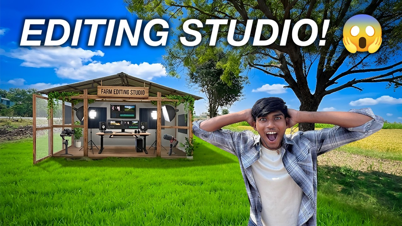 I Made My Dream Editing Studio! 😱 | In My Farm 🌾