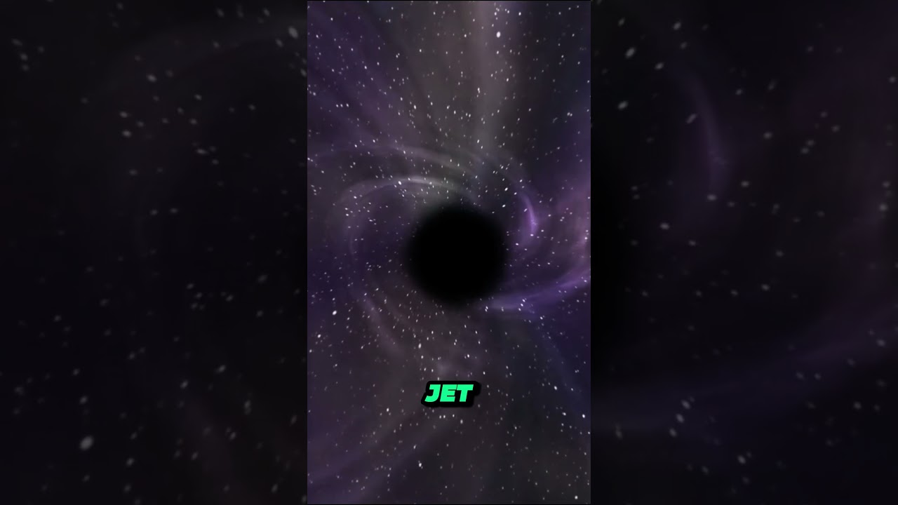 This Black Hole Is Firing Laser Beams! 🔫🕳️#LaserBlackHole #GalacticShock