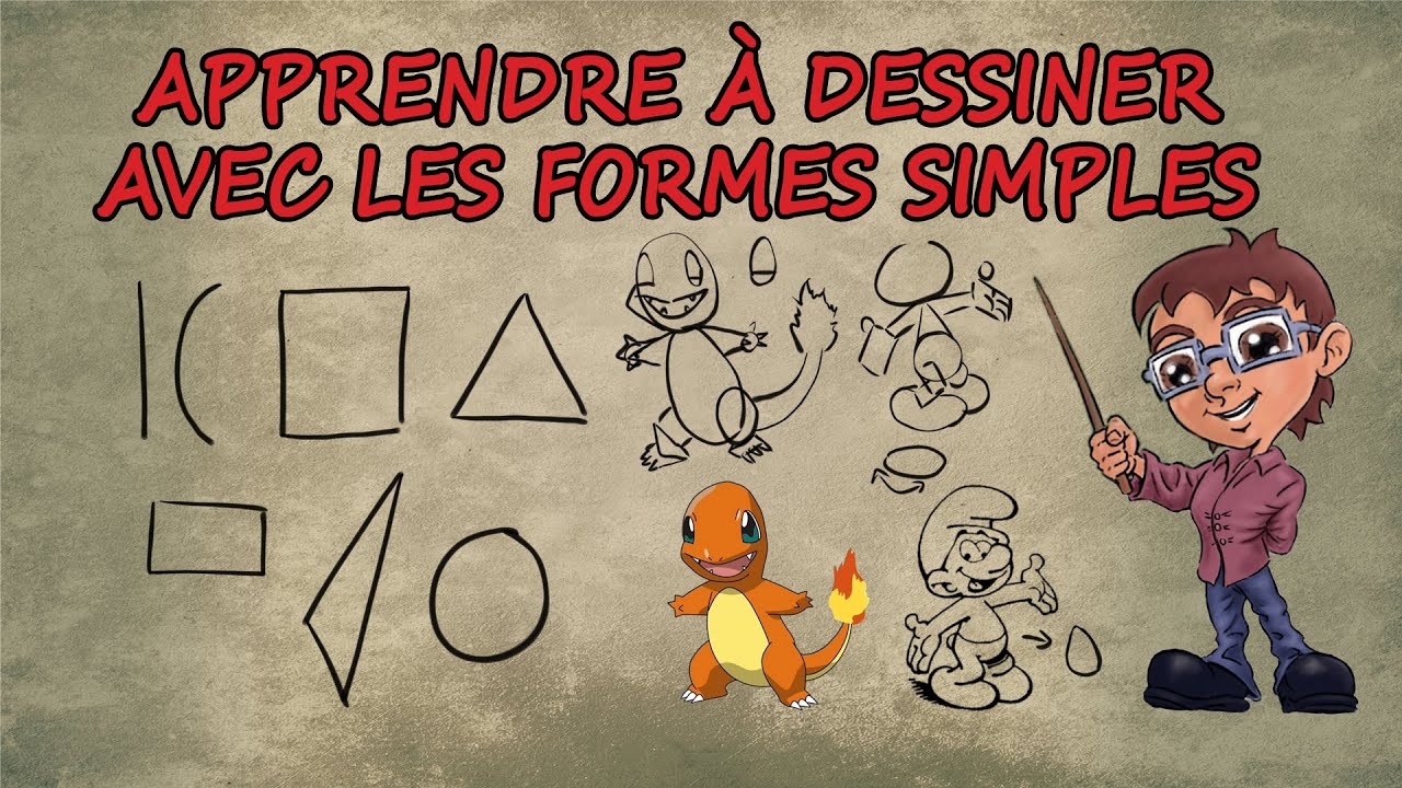 Dessin leçon #1 Dessiner facilement avec des formes