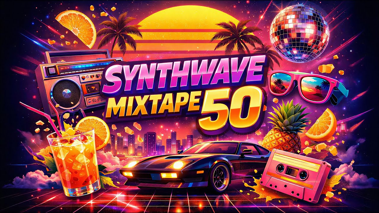 Synthwave Mixtape 50 – Neon Night Drive Classics