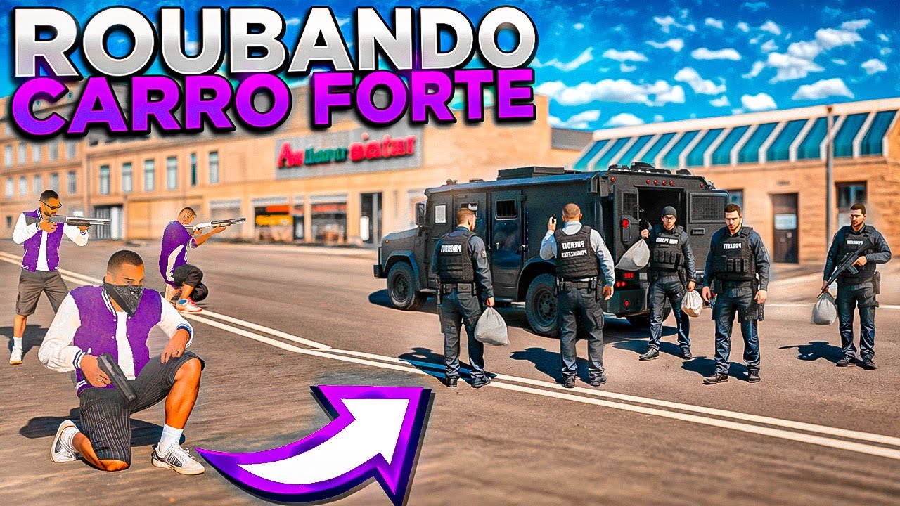 ROUBEI UM CARRO FORTE E SEQUESTRAMOS PESSOAS NO RIO RISE