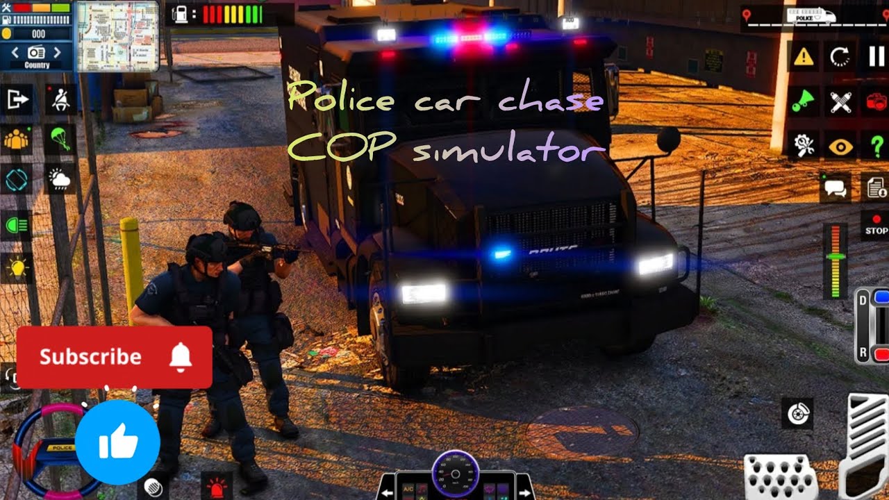 POLİCE CAR CHASE COP SIMULATOR 🚔🚨🚨#cargames #polisoyunları #policegames #sımulator 