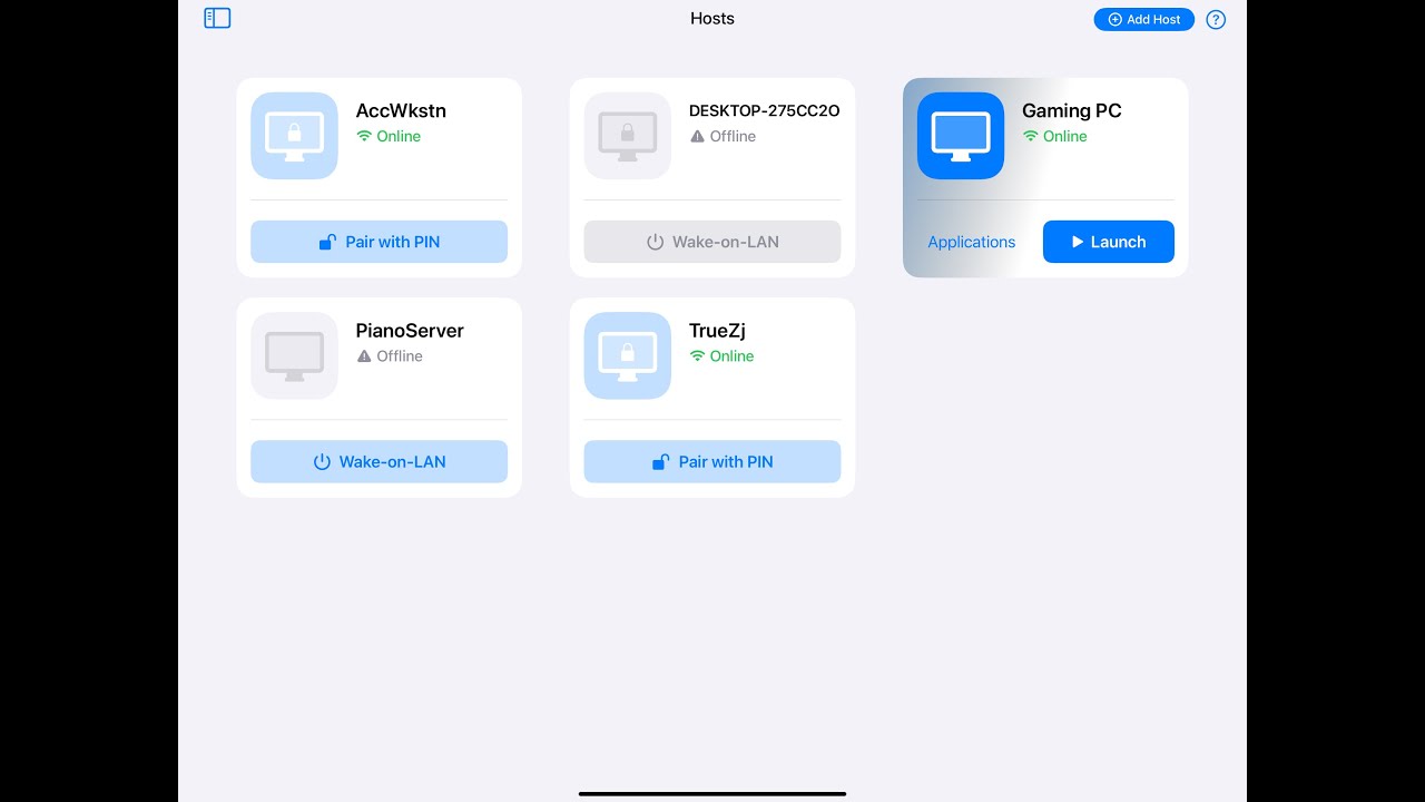 Showcasing VoidLink (moonlight-iOS alternative) game streaming