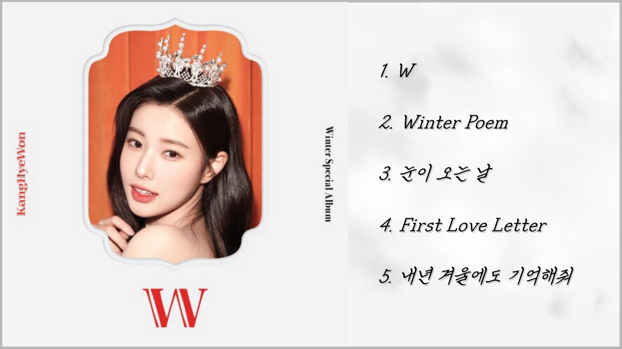 강혜원 (Kang Hyewon) -  Wㅣ[Full Album]