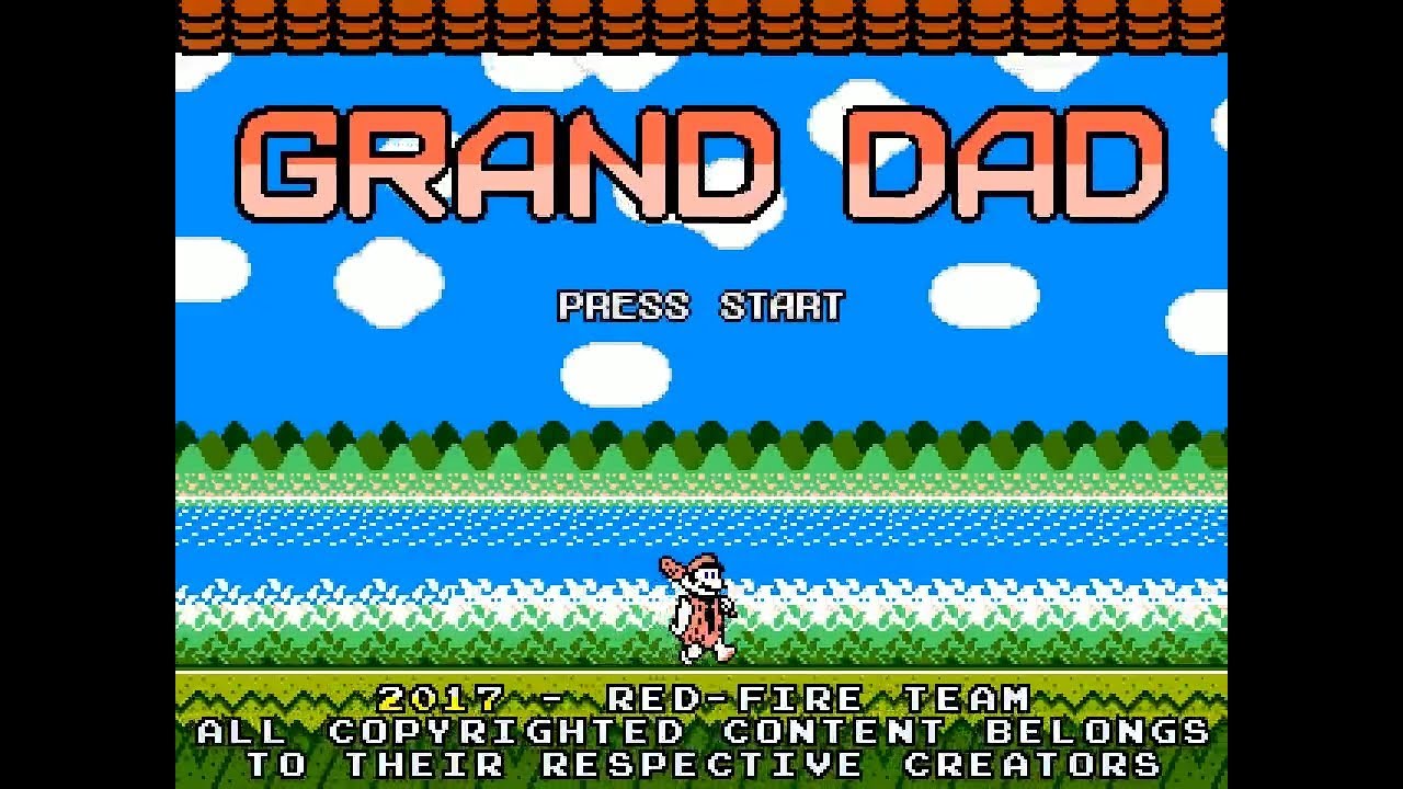Grand Dad Reboot (PC) Game Clear w/ Cutscenes, Extra Mode & Tutorial Level~