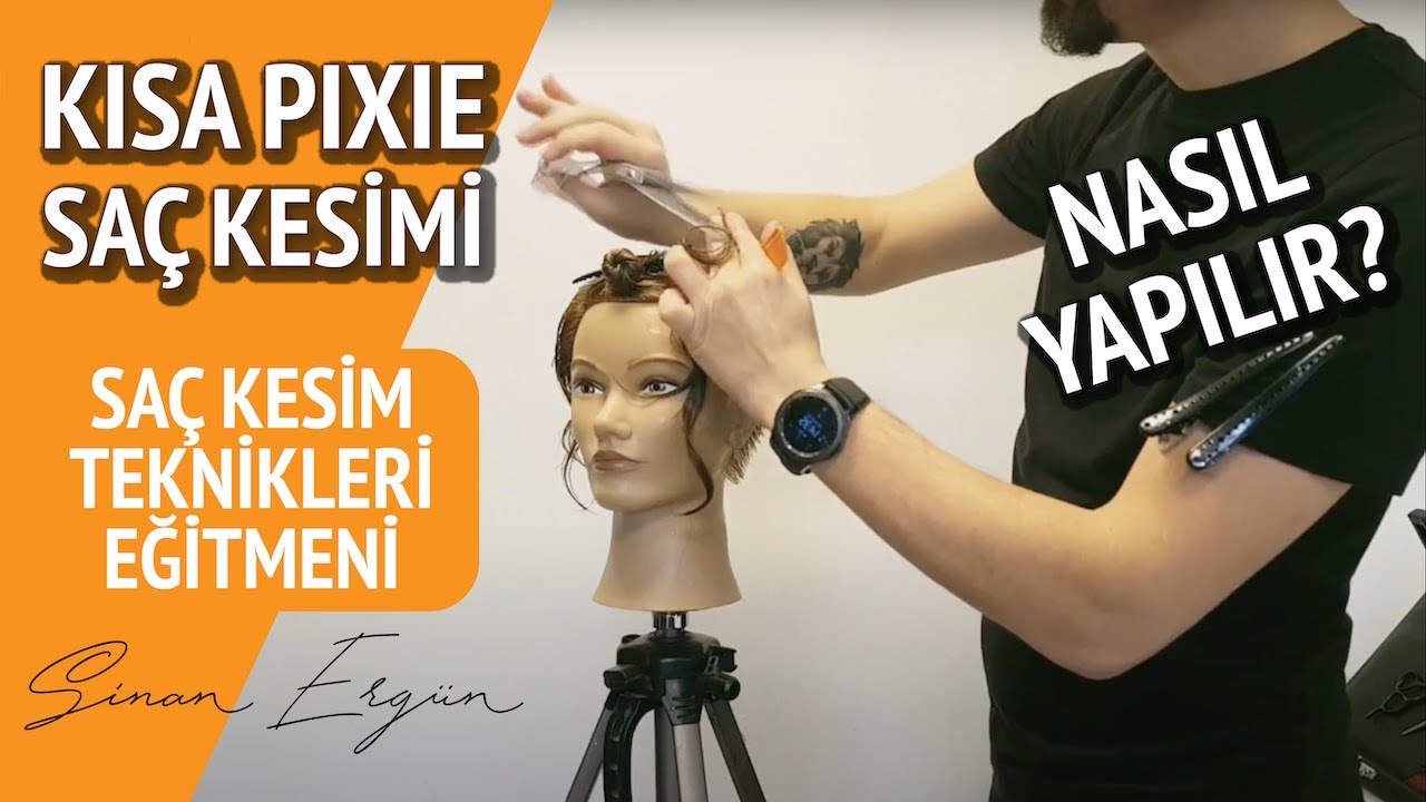 KISA PIXIE SAÇ KESİMİ - NASIL YAPILIR? (SHORT PIXIE HAIR CUT - HOW TO?)