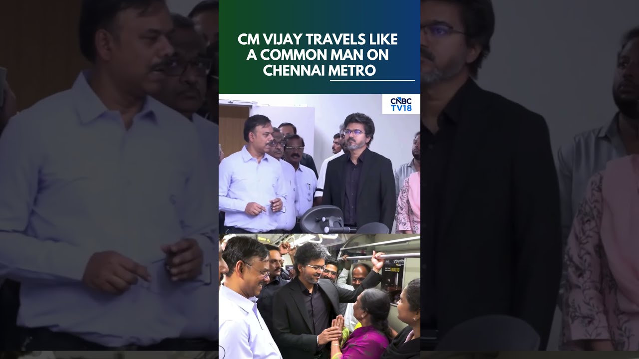 CM Vijay Travels by Chennai Metro | Tamil Nadu CM Inspects Metro HQ & Expansion Projects | N18S