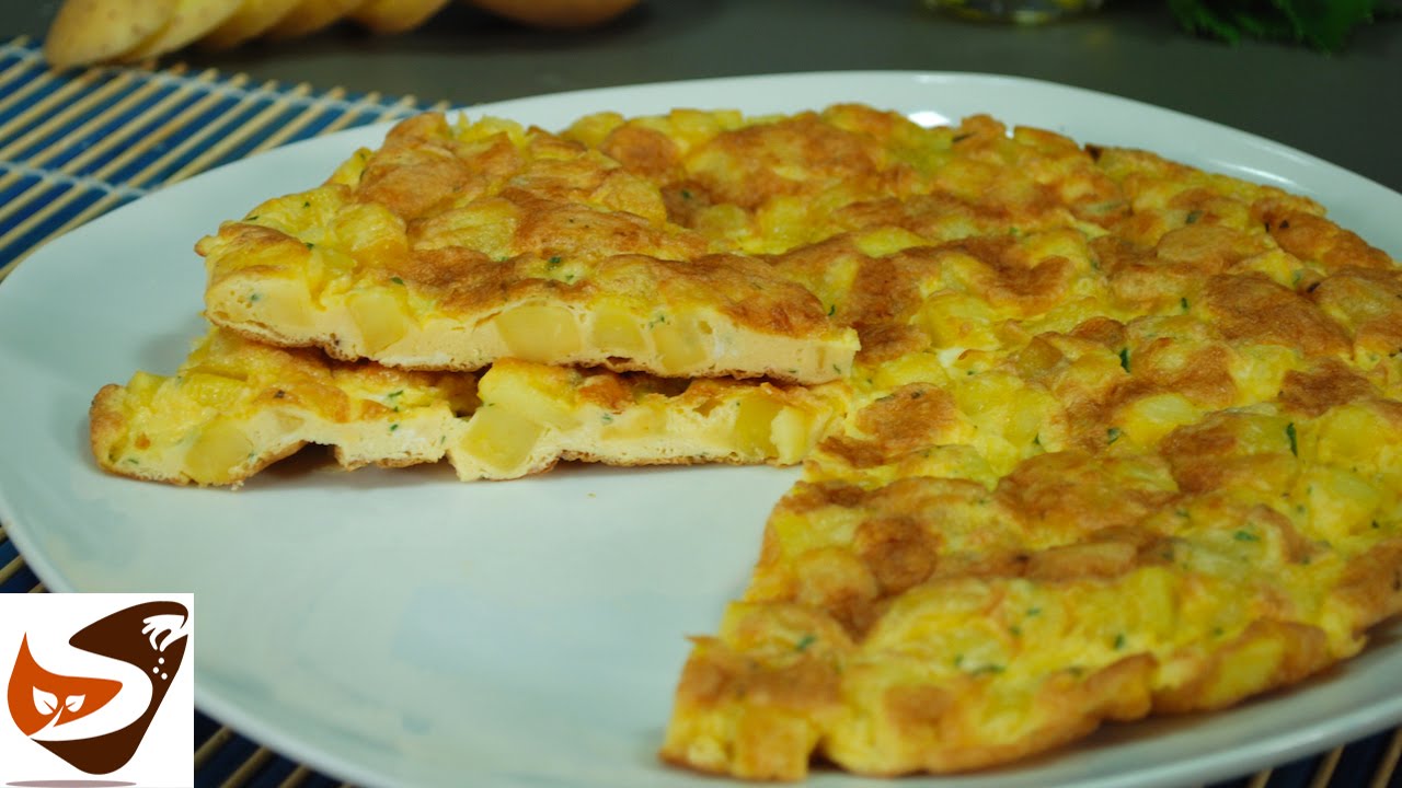 Ricetta frittata di patate, in padella e al forno - secondi piatti veloci (potato omelette recipe)