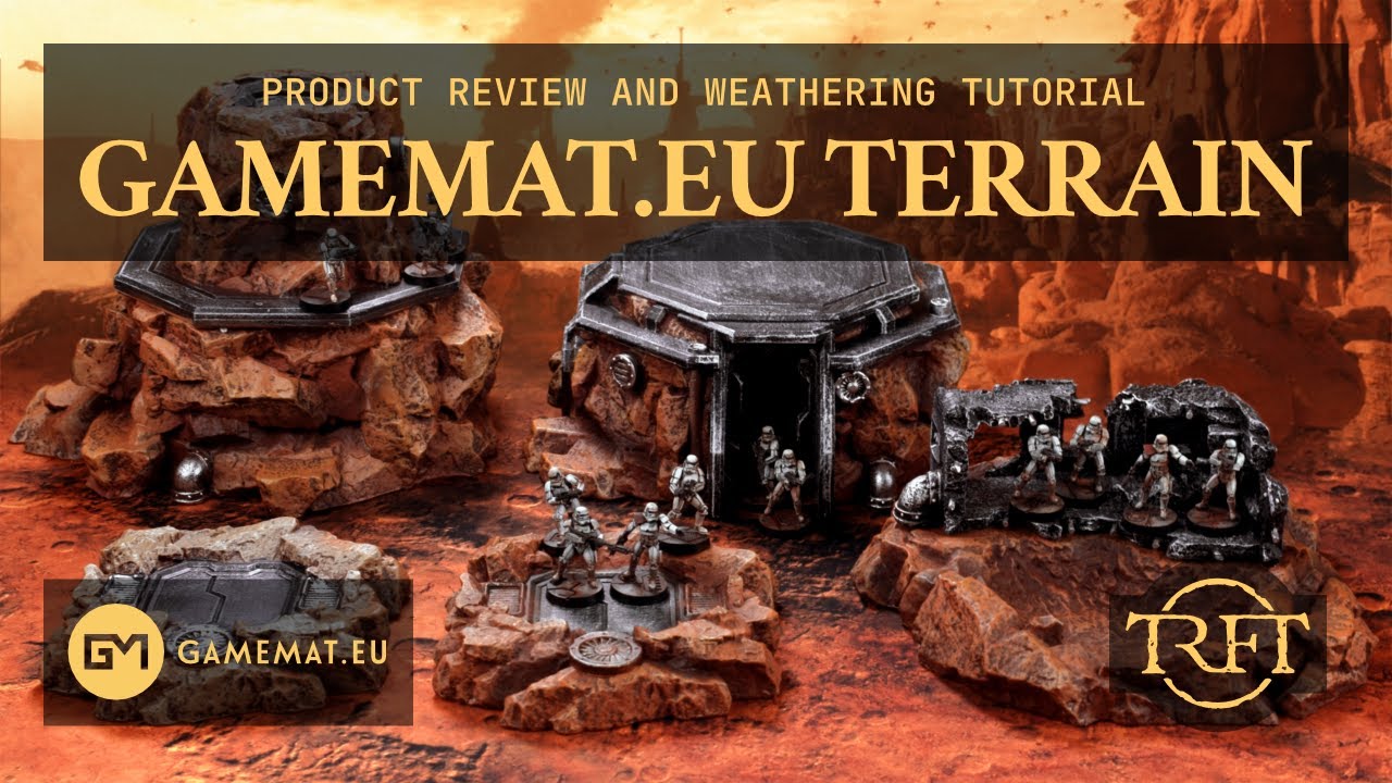 Star Wars Legion Gamemat.eu Terrain - Product Review & Weathering Tutorial