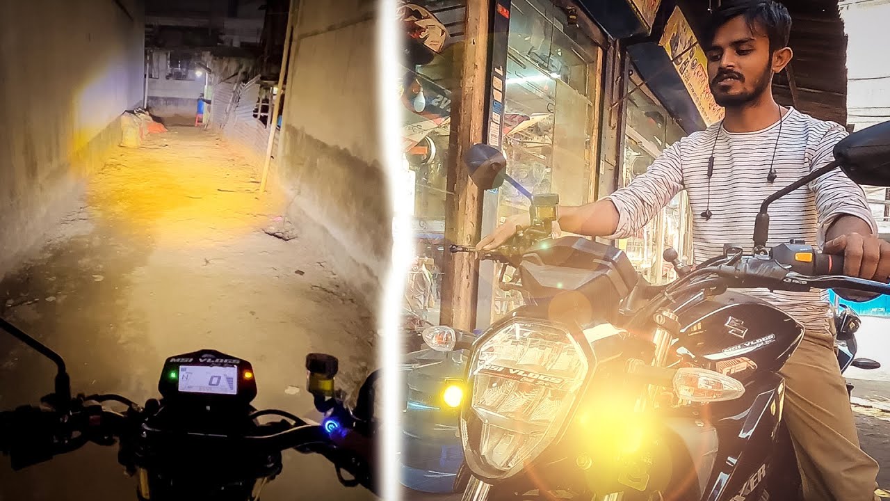 ছোট ছোট ফগলাইট রাস্তা ভরা আলো | Tasslight r1 Fog Light For My Gixxer | MSI Vlogs |