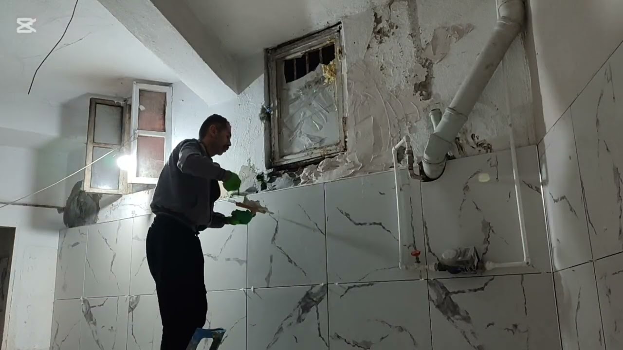 Full Basement Renovation | Tiling, Plastering & Painting from Scratch