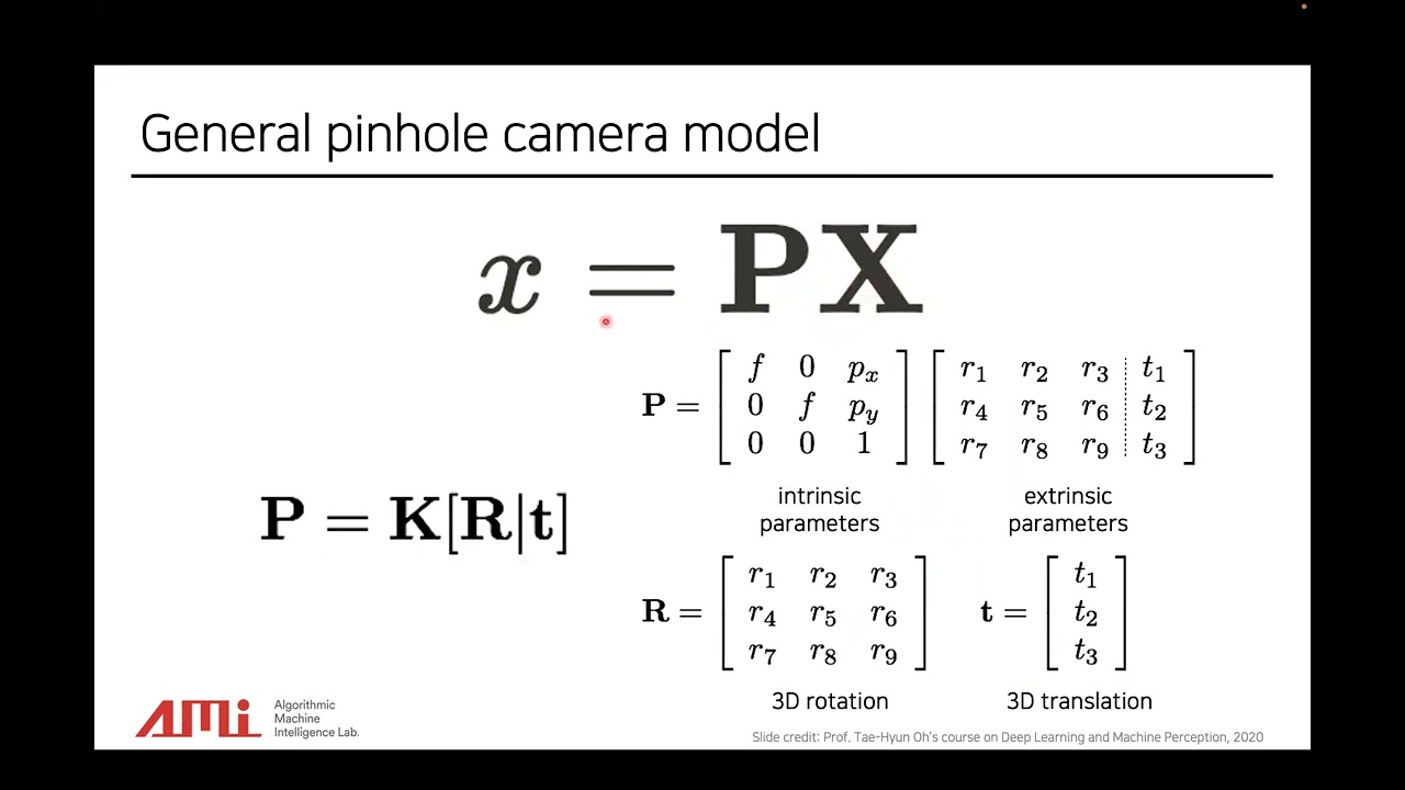[Seminar] Structure from motion and Bundle Adjustment