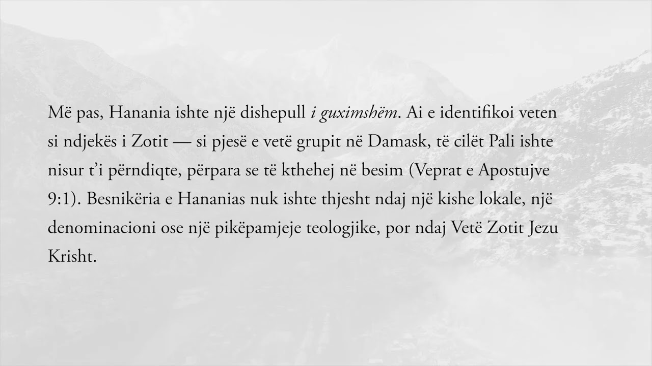 14 shkurt - Një dishepull i Krishtit