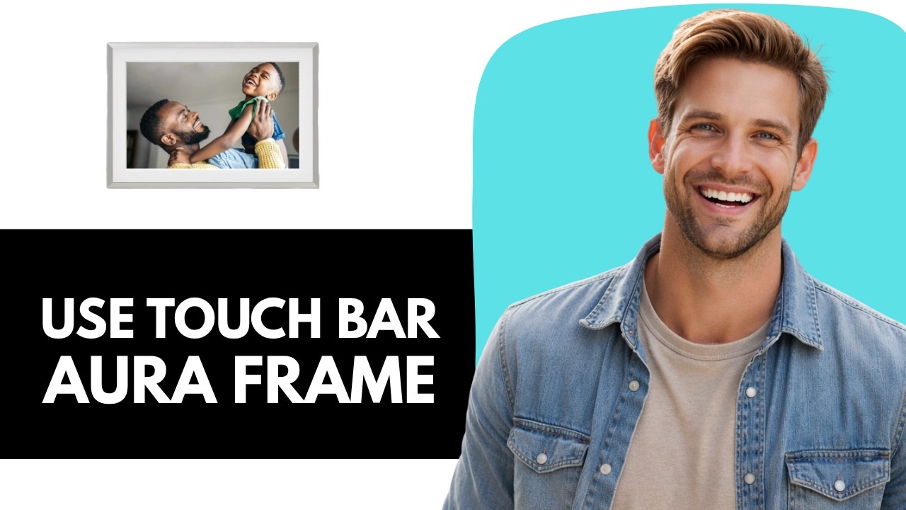 Как использовать Touch Bar на Aura Frame