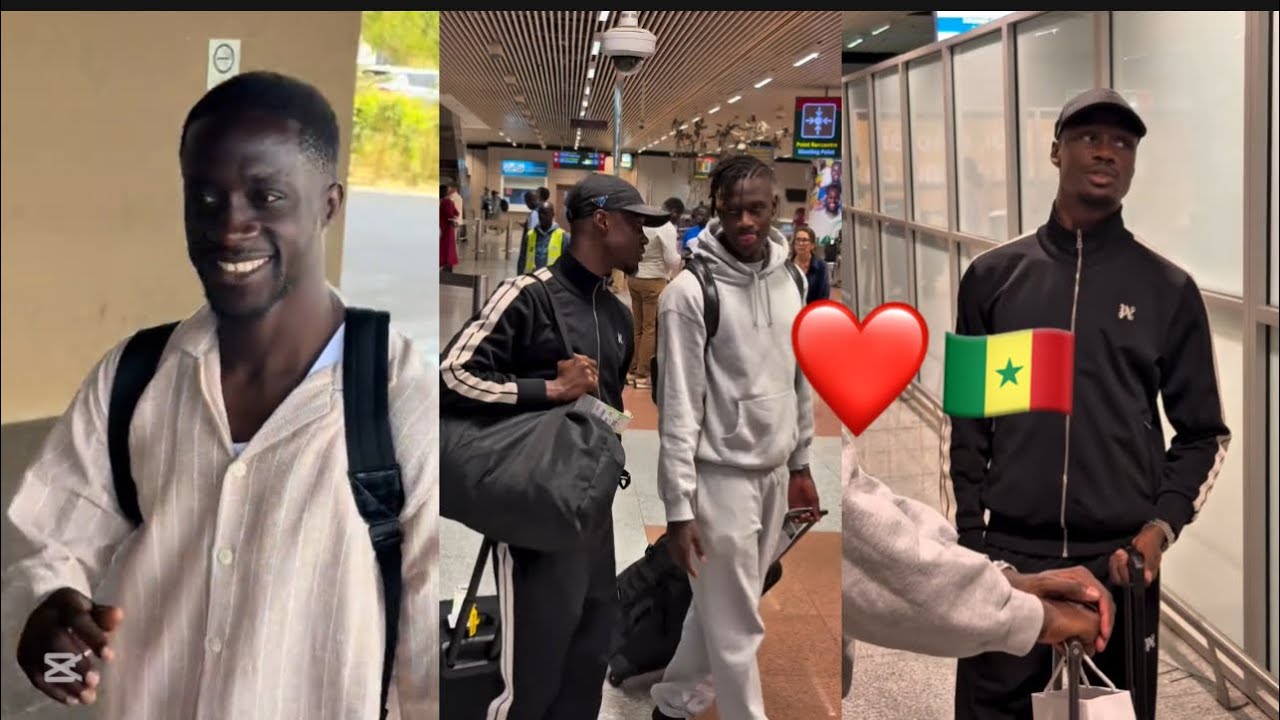 Cheikh Niass Richard Sagan voici l’Arrivée de certains lions 🦁 en équipe nationale du Sénégal 🇸🇳
