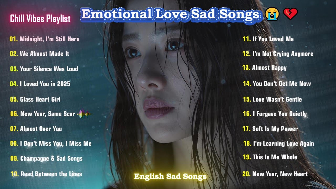 Beautiful Sad Melodies 🌧️ • Emotional Love Songs | Heartbreak Chill Vibes 2026