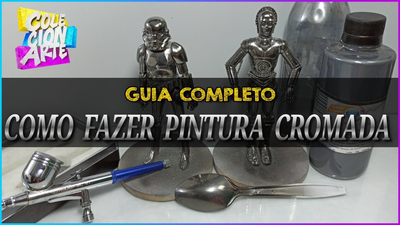 GUIA COMPLETO - COMO FAZER PINTURA CROMADA