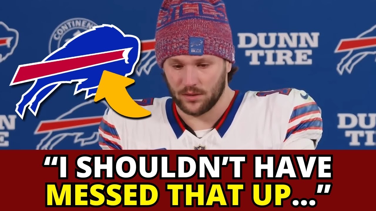 “I FAILED…” — JOSH ALLEN BREAKS HIS SILENCE AND SHOCKS FANS! BUFFALO BILLS NEWS