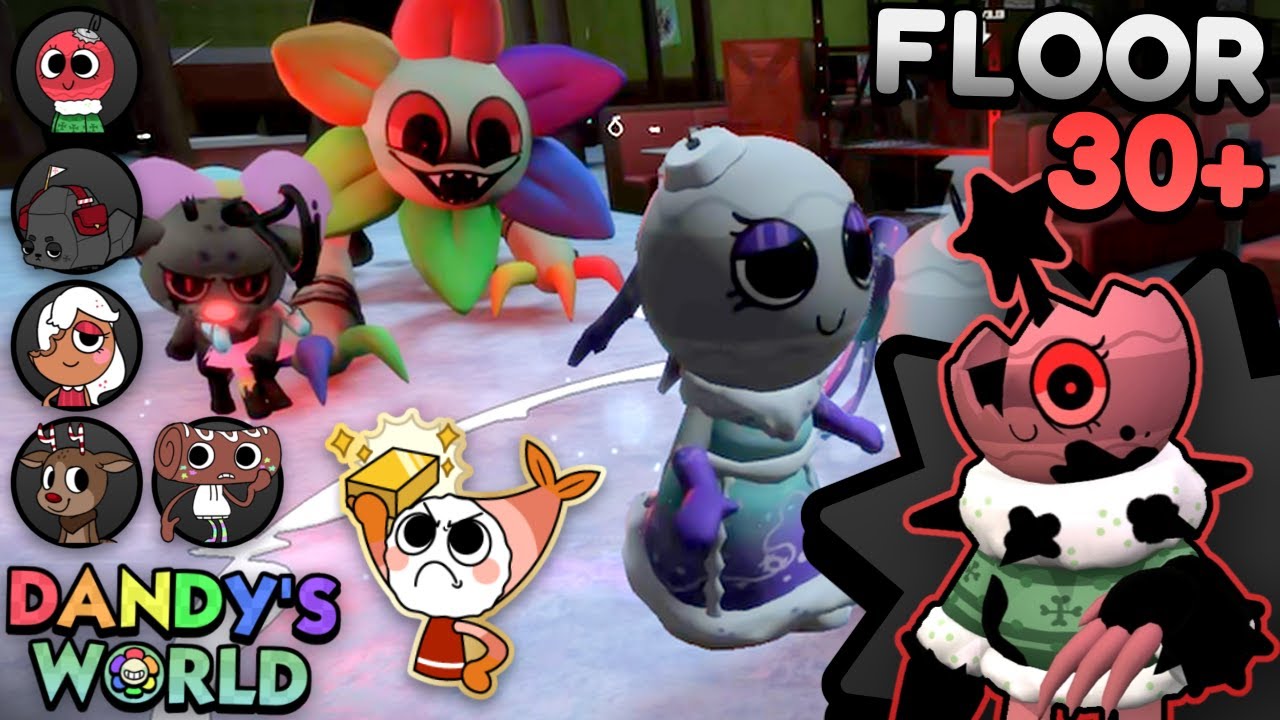 SNOW-TIME GAMEPASS SKINS RUN (FLOOR 30+) [DANDY & DYLE] | DANDY’S WORLD LONGPLAY