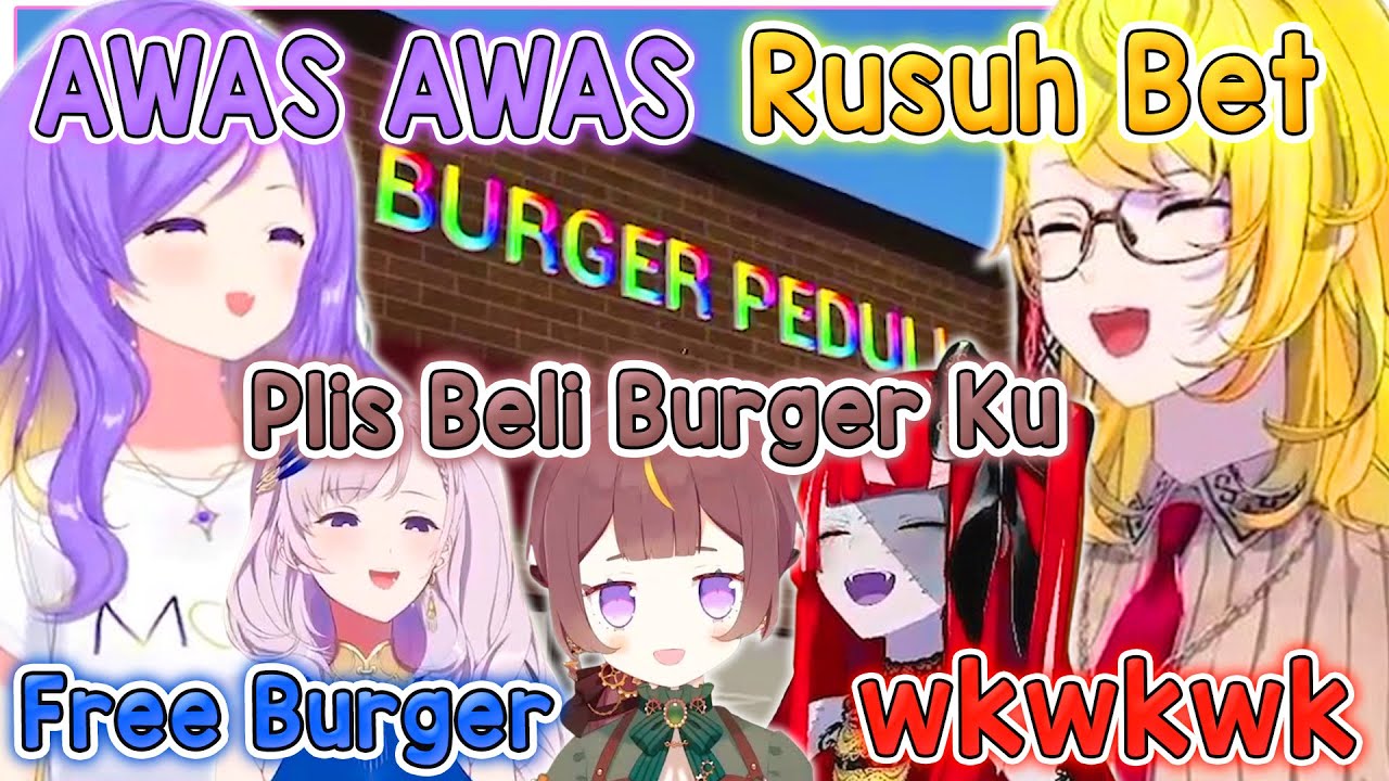 kekocakan Member ID saat Bermain Game Fast Food Simulator..【HoloID | Clips】
