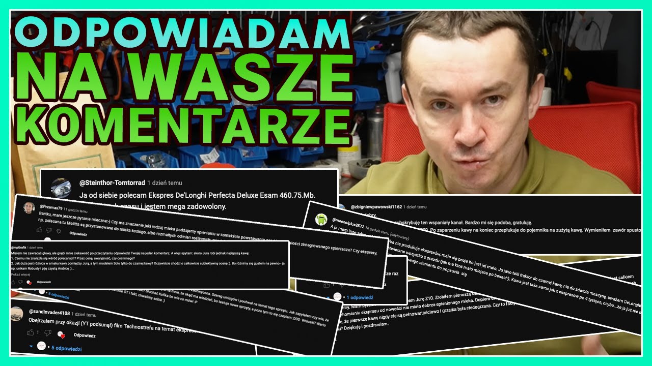 Polecane ekspresy do kawy grudzień 2023 - część druga - omówienie komentarzy - serwis Coffee Doctor