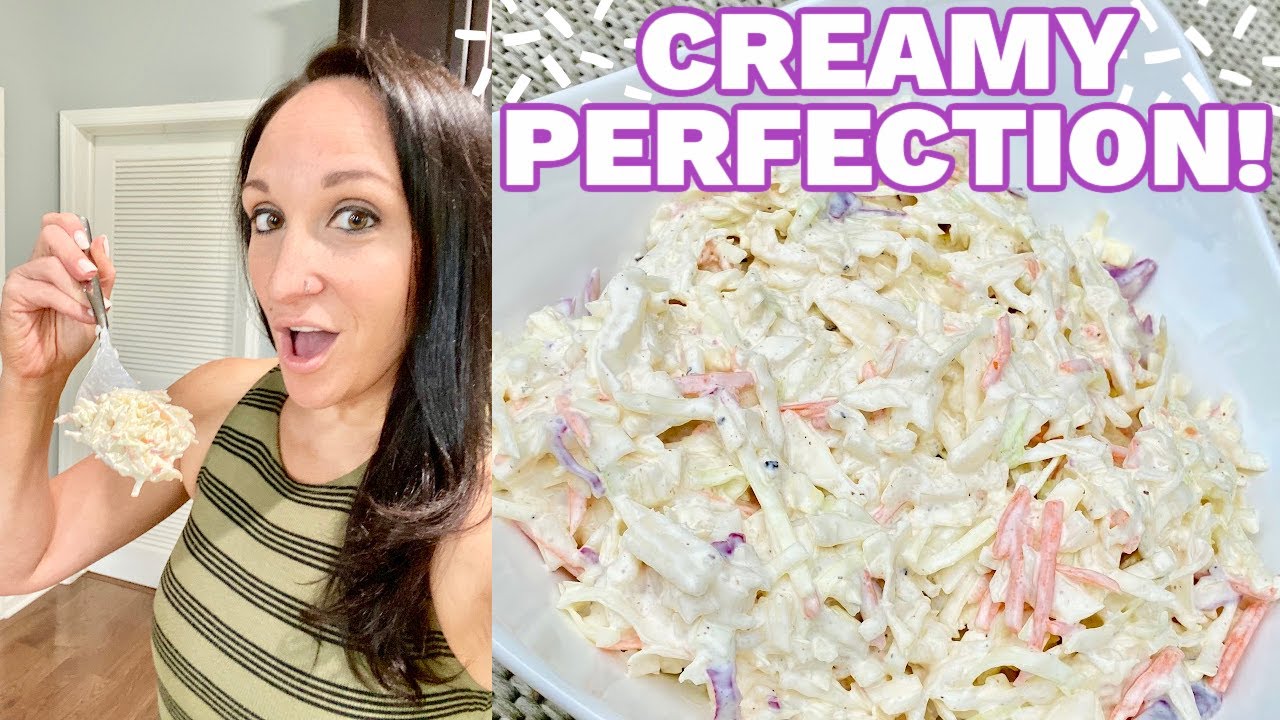 How to Make Keto Coleslaw & Dressing | Easy Low Carb Side Dish Recipe | lil Piece of Hart